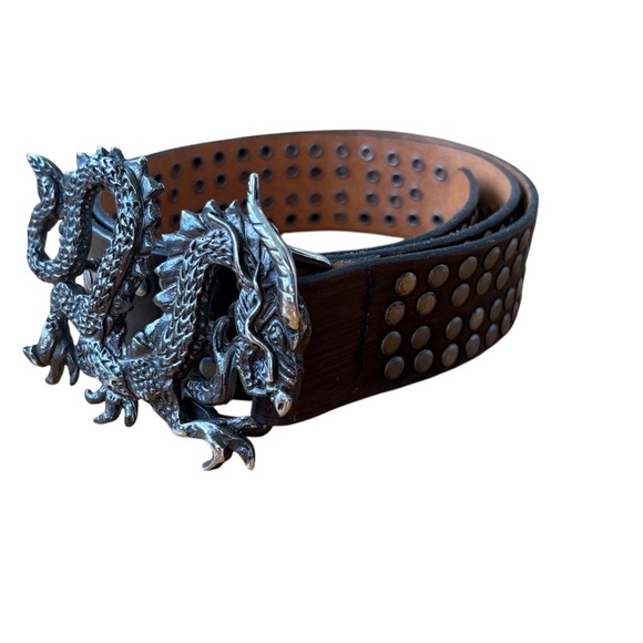 Vintage Hugo Boss studded Dragon Belt - Picture 1 of 10